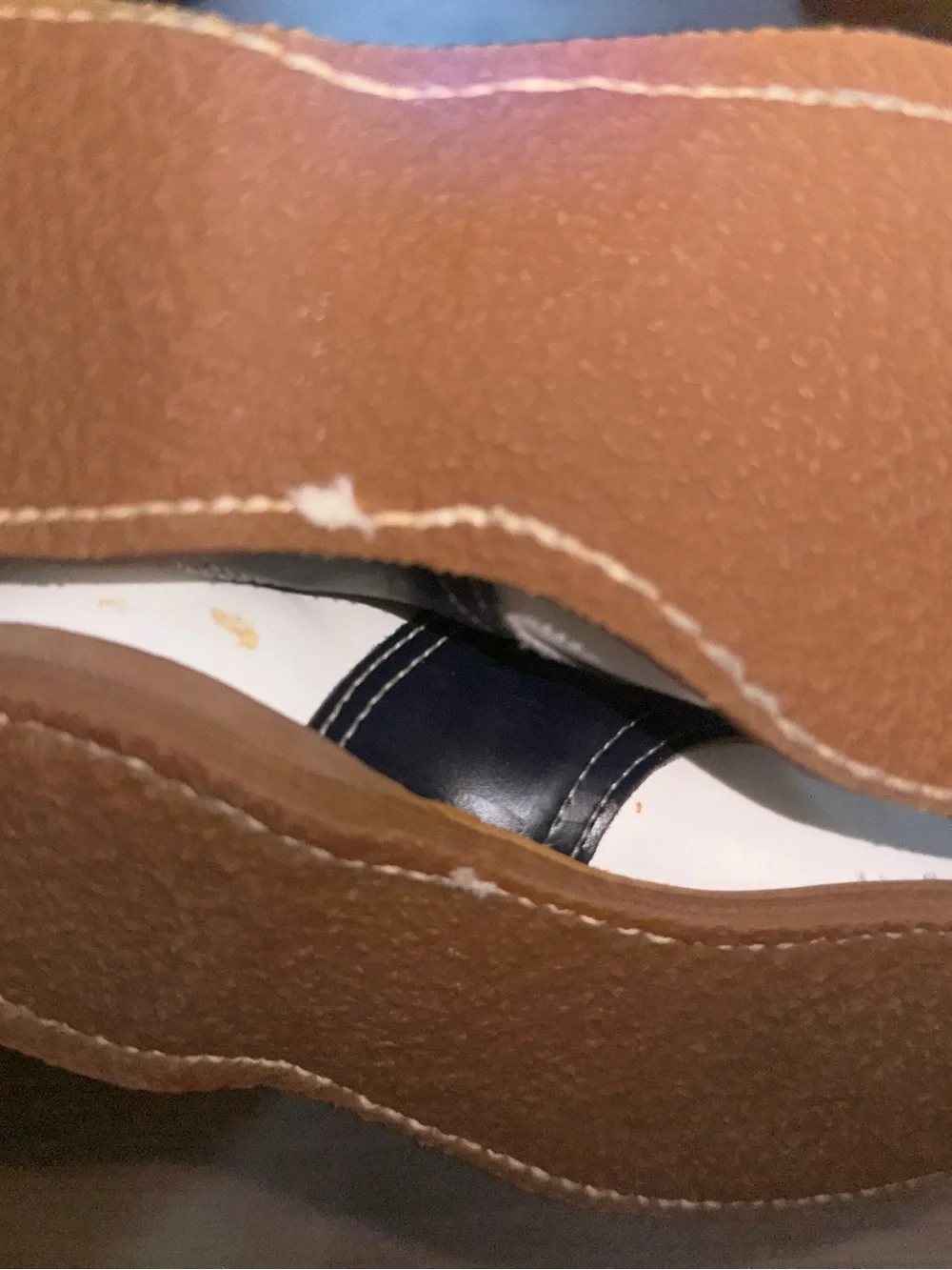 Two-Tone White and Black Saddle Shoes